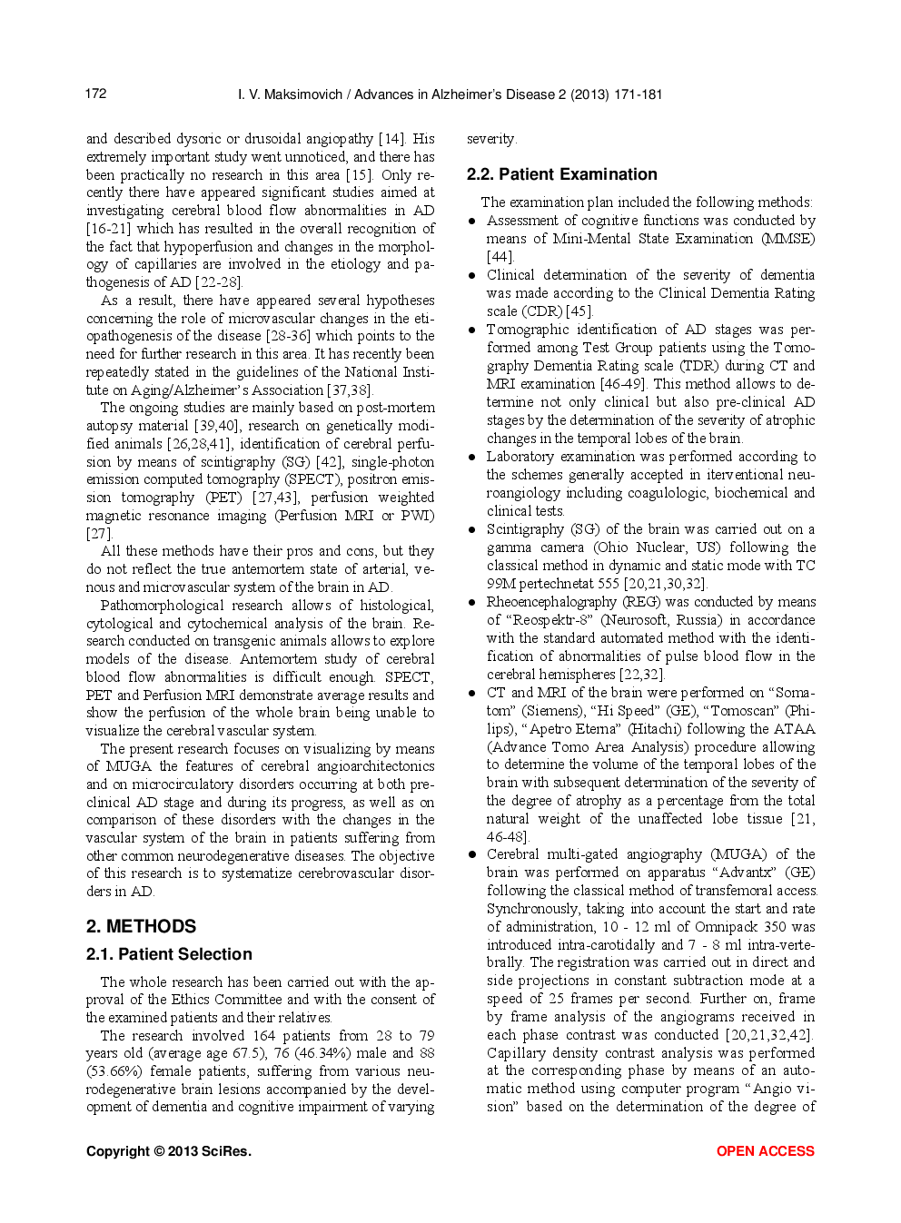 Disorders Of Cerebrovascular Angioarchitectonics And Microcirculation In The Etiology And Pathogenesis Of Alzheimer’s Disease - Page 3