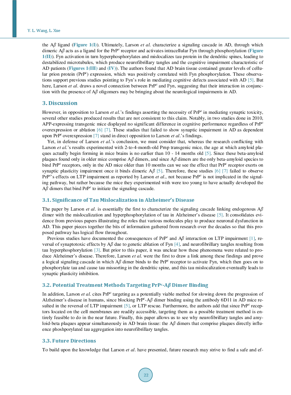 Mapping It Out: A Novel Signaling Pathway Linking Aβ-PrPc-Fyn Complex To Cognitive Impairment In Alzheimer’s Disease - Page 4