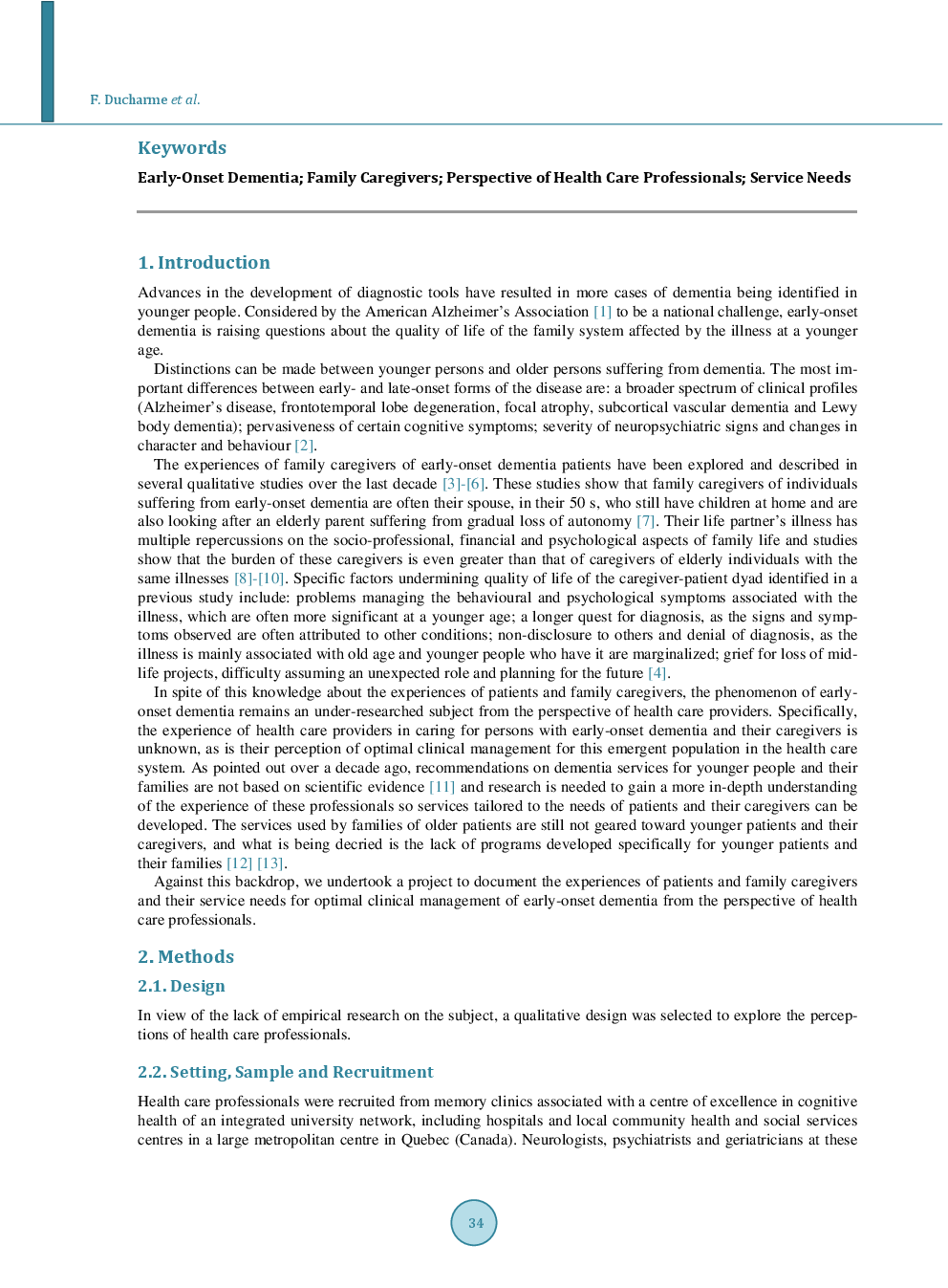 Caring For Individuals With Early-Onset Dementia And Their Family Caregivers: The Perspective Of Health Care Professionals - Page 3