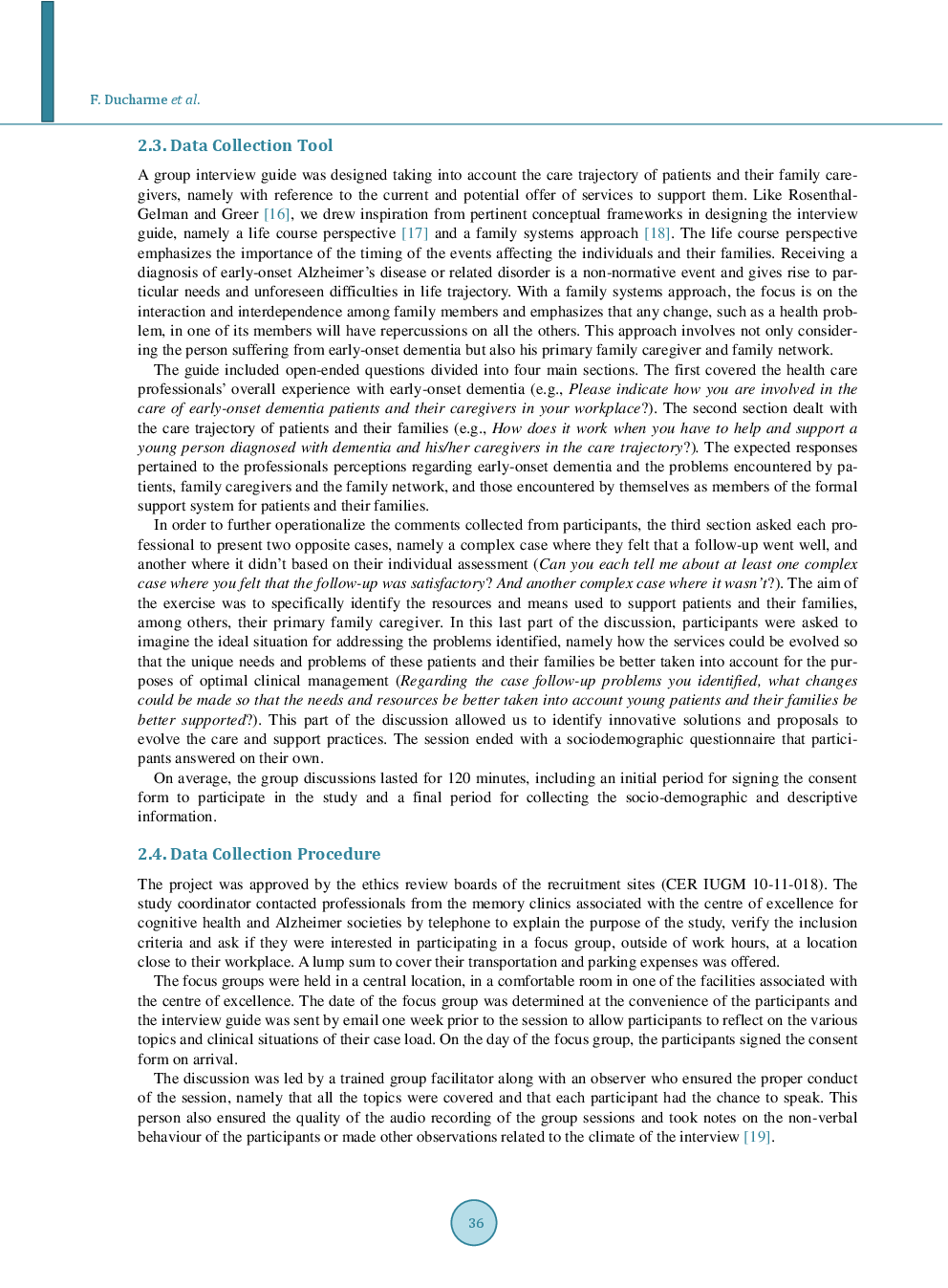 Caring For Individuals With Early-Onset Dementia And Their Family Caregivers: The Perspective Of Health Care Professionals - Page 5