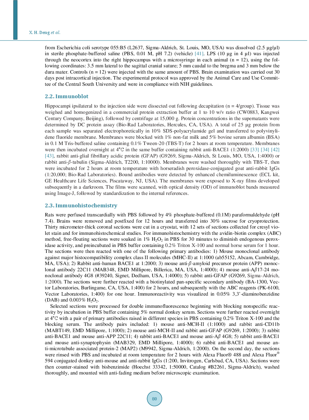 Lipolysaccharide-Induced Neuroinflammation Is Associated With Alzheimer-Like Amyloidogenic Axonal Pathology And Dendritic egeneration In Rats - Page 4