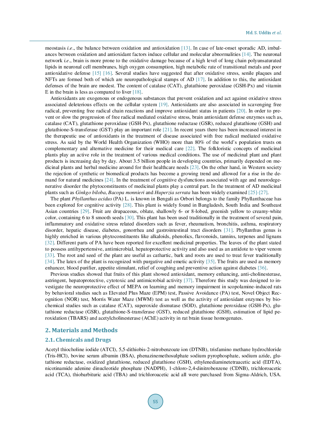 Neuroprotective Effect Of Phyllanthus Acidus L - Page 4