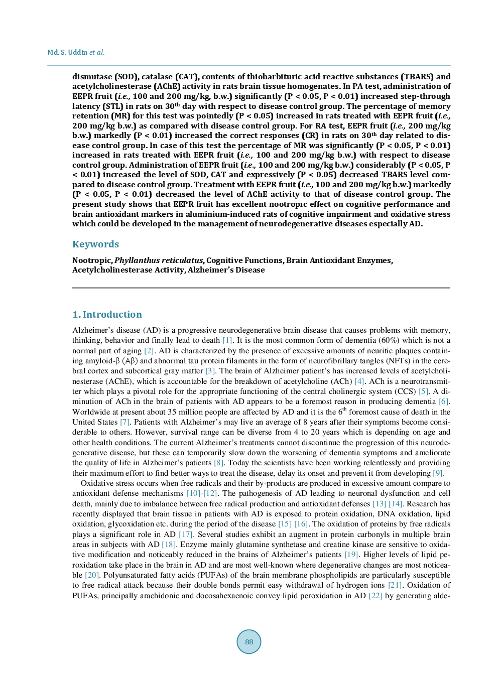 Analyzing Nootropic Effect Of Phyllanthus Reticulatus Poir - Page 3
