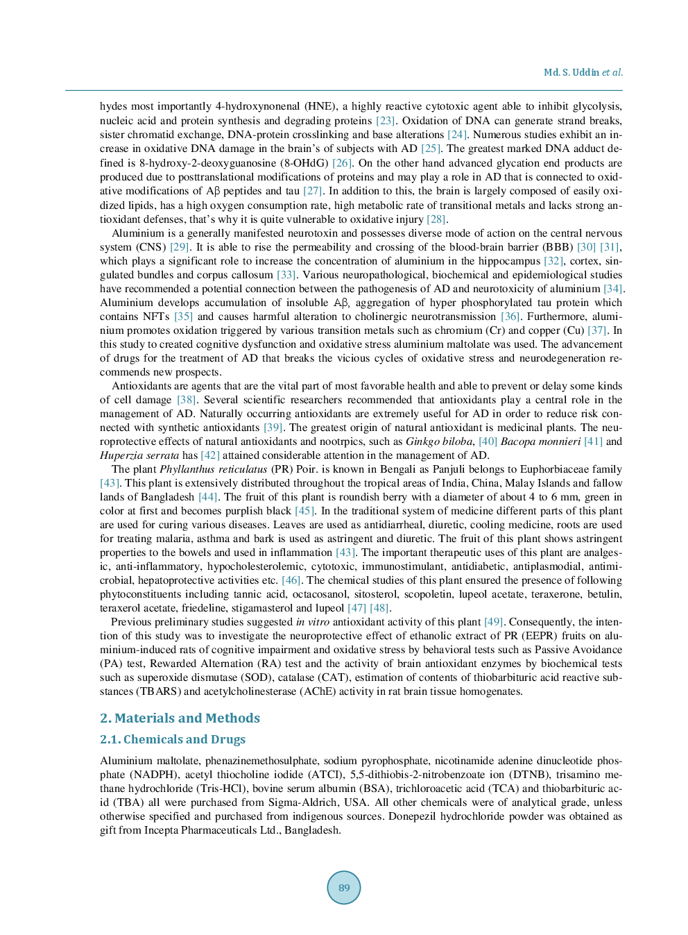 Analyzing Nootropic Effect Of Phyllanthus Reticulatus Poir - Page 4
