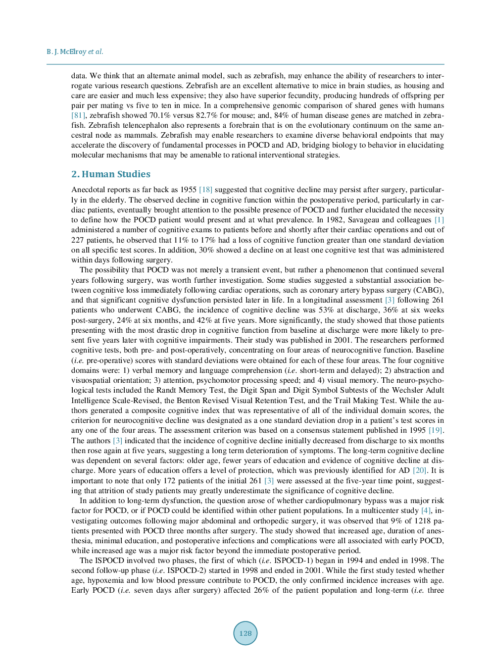 Modeling Post-Operative Cognitive Dysfunction In Zebrafish - Page 4