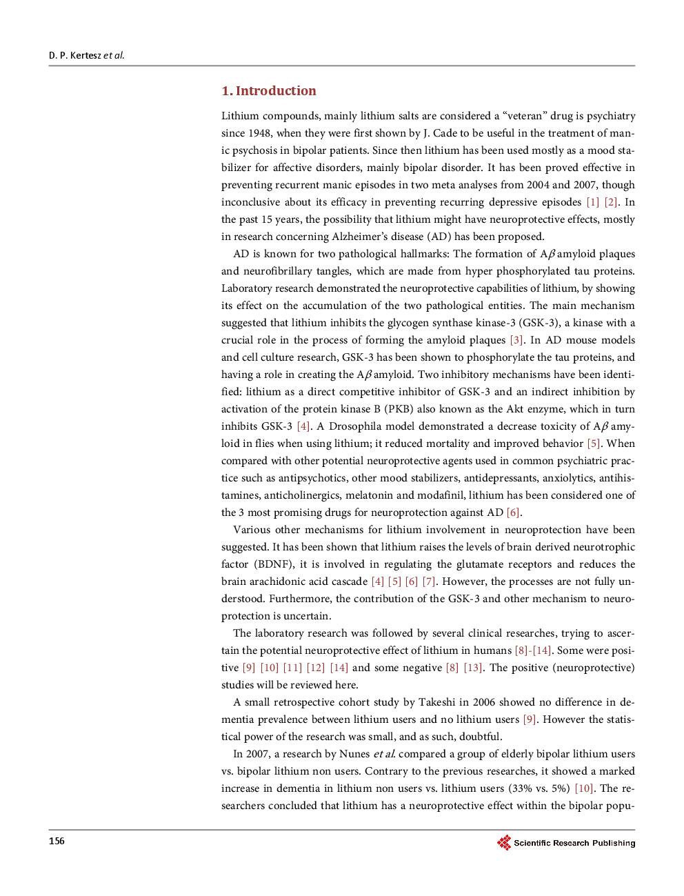 Lithium As A Protective Factor Against Dementia In Bipolar Patients—A Retrospective Cohort Study - Page 3
