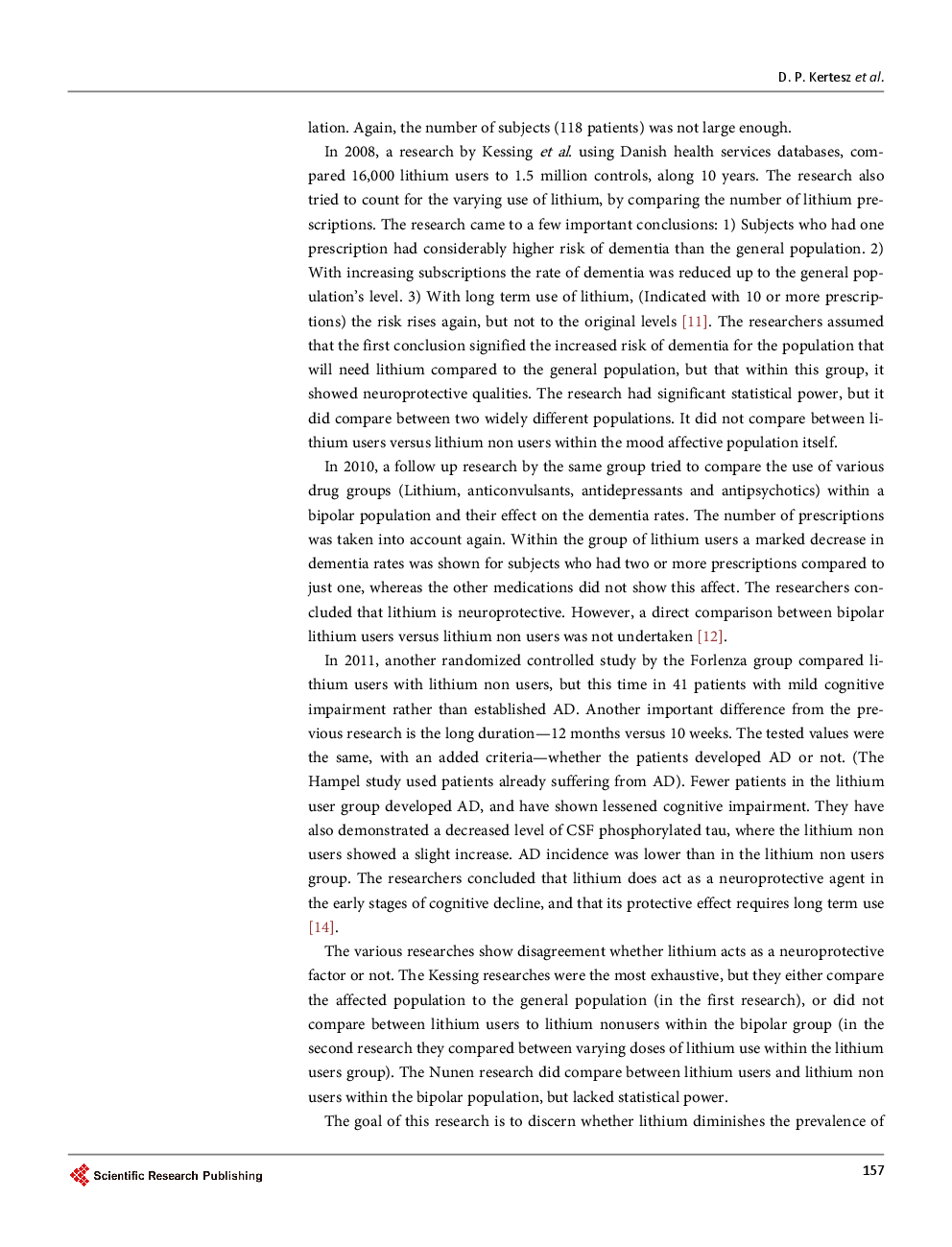 Lithium As A Protective Factor Against Dementia In Bipolar Patients—A Retrospective Cohort Study - Page 4