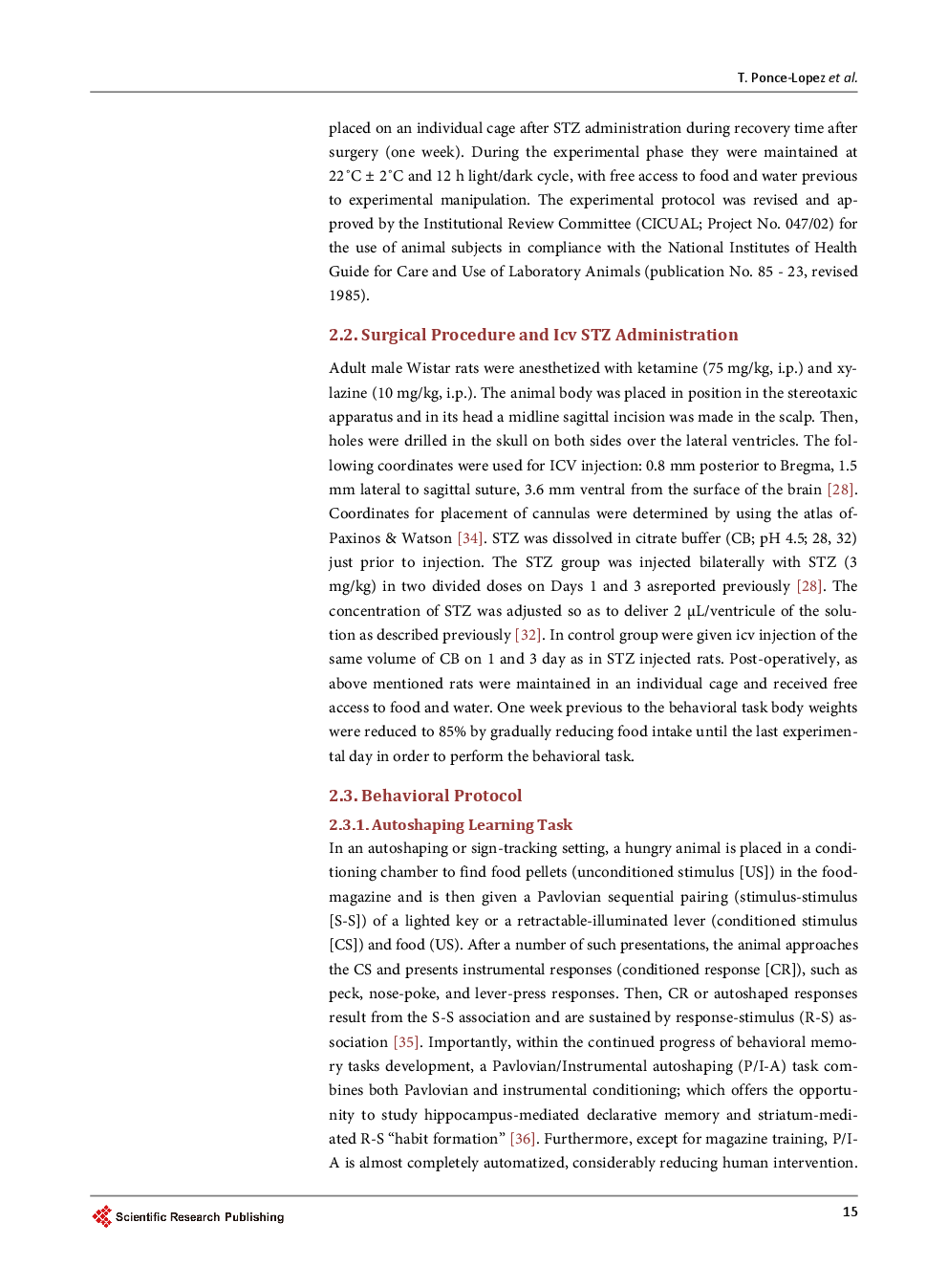 Role Of GSK3&beta; And PP2A On Regulation Of Tau Phosphorylation In Hippocampus And Memory Impairment In ICV-STZ Animal Model Of Alzheimer&rsquo;s Disease - Page 4