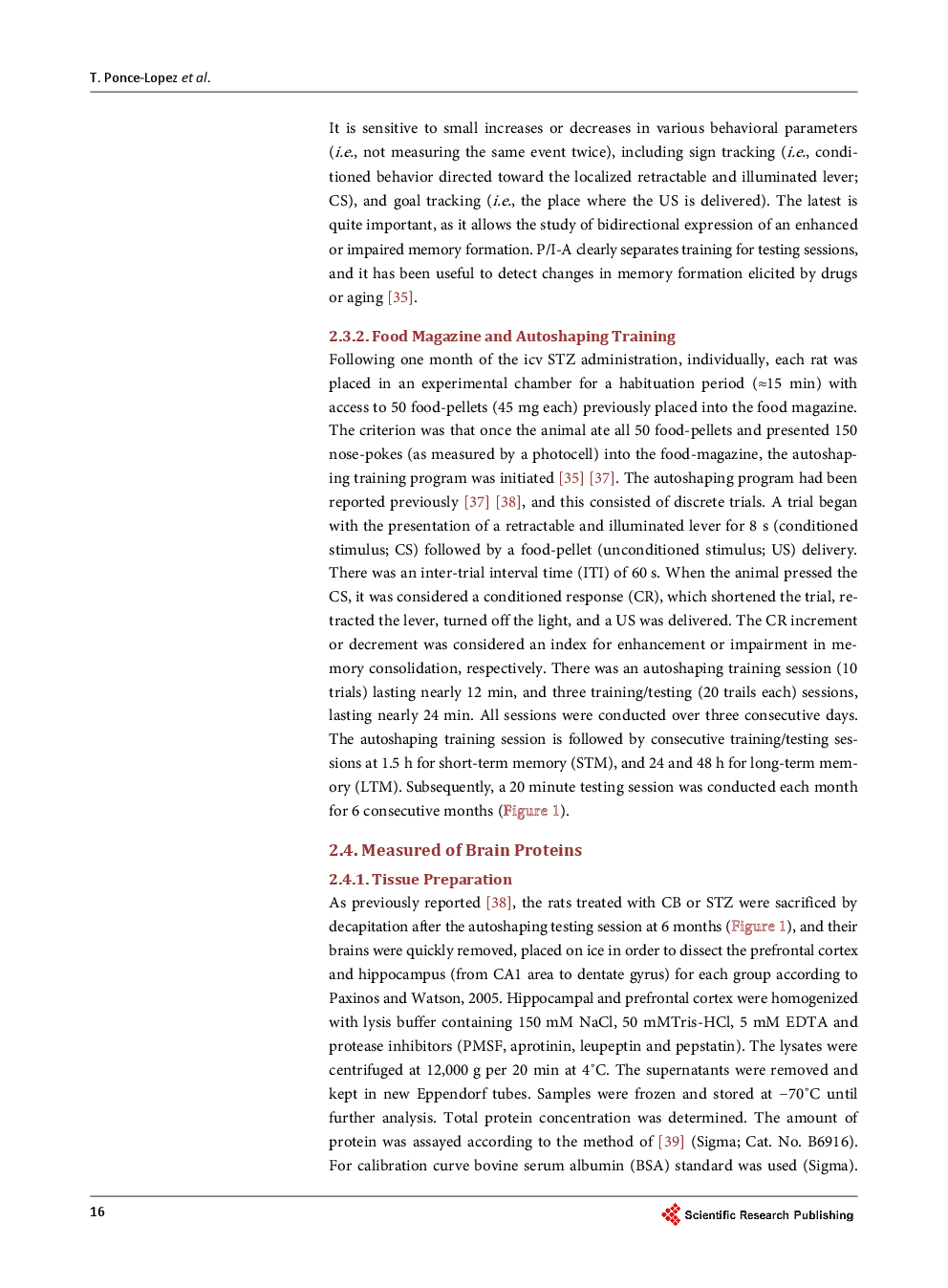 Role Of GSK3&beta; And PP2A On Regulation Of Tau Phosphorylation In Hippocampus And Memory Impairment In ICV-STZ Animal Model Of Alzheimer&rsquo;s Disease - Page 5