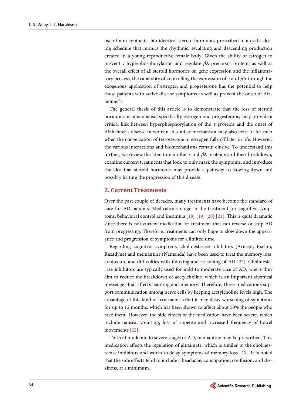 Cyclic E2 And P4 On Alzheimer’s Disease Pathways - Page 4