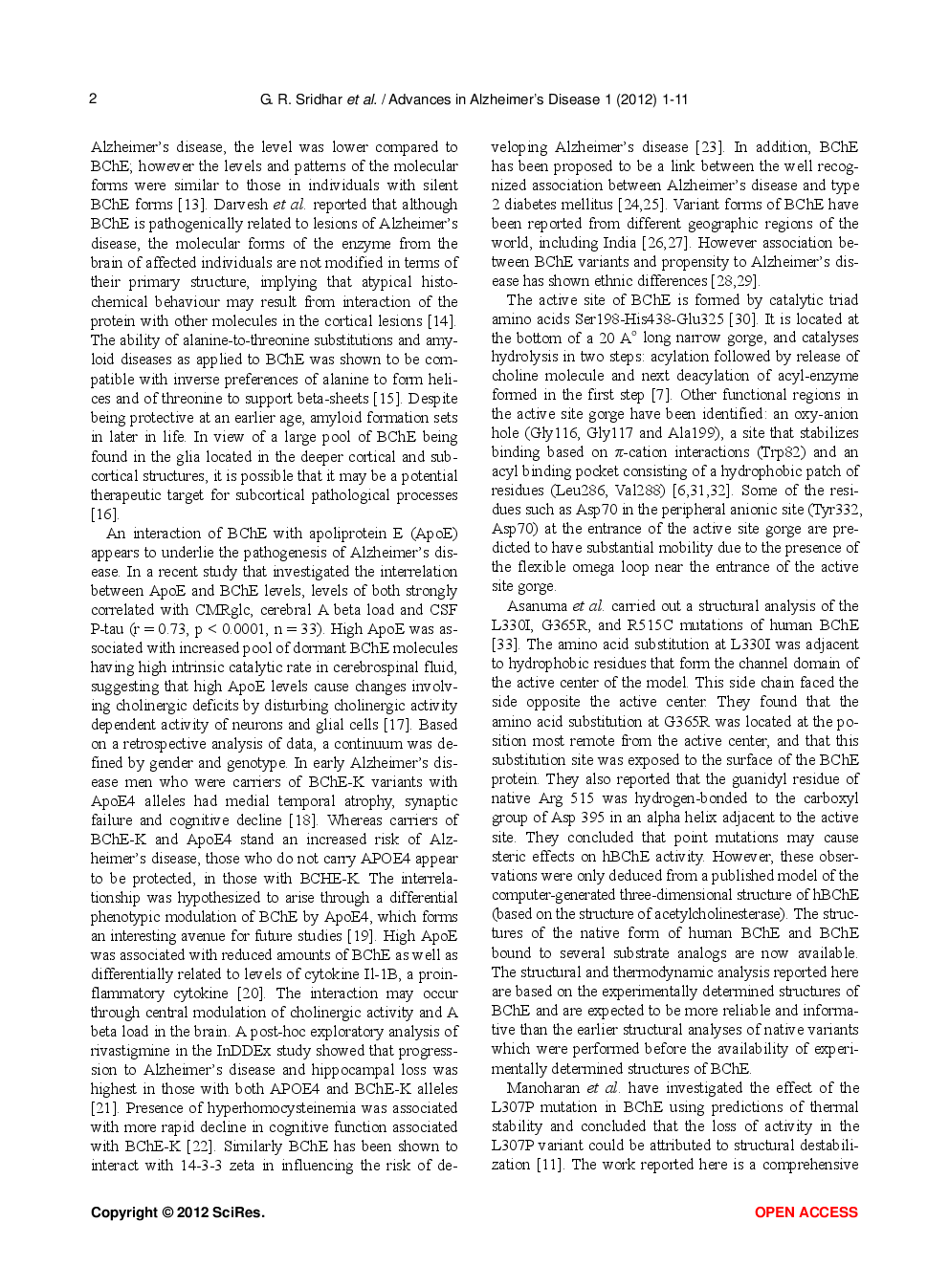 Human Butyrylcholinesterase Knock-Out Equivalent: Potential To Assess Role In Alzheimer’s Disease - Page 3