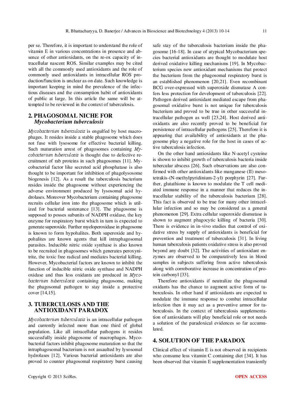 Antioxidants: Friend Or Foe For Tuberculosis Patients - Page 3