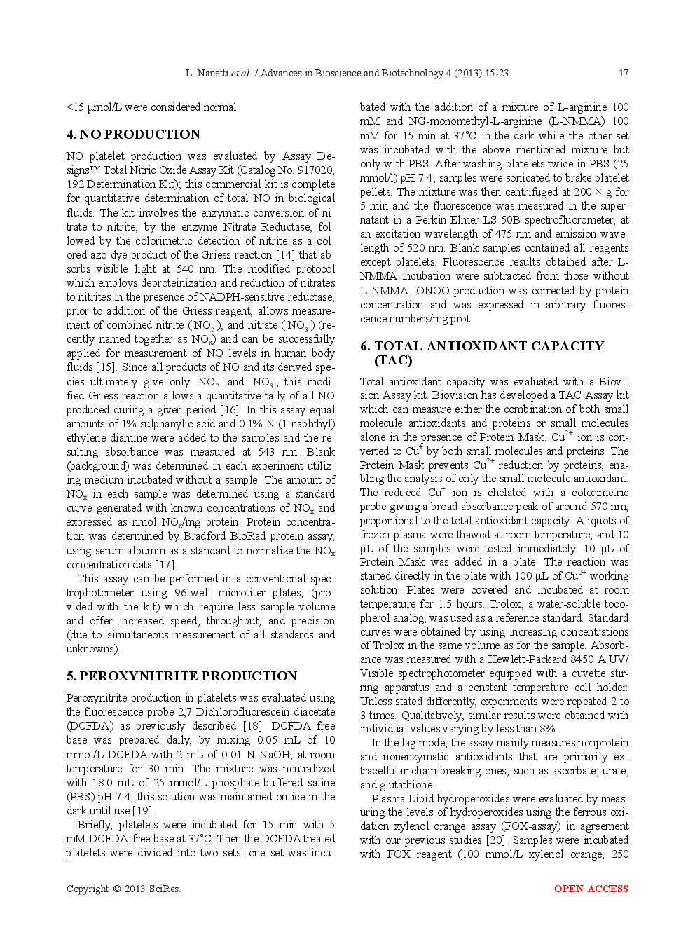 Homocysteine And Oxidative Stress in Acute Stroke - Page 4