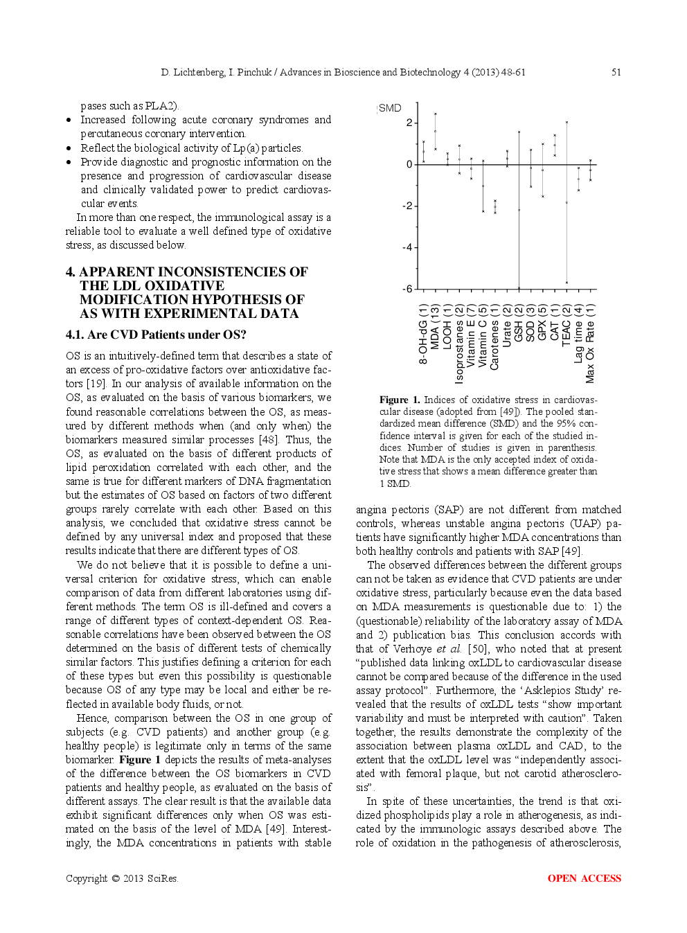 Atherogenesis, The Oxidative LDL Modification Hypothesis Revisited - Page 5