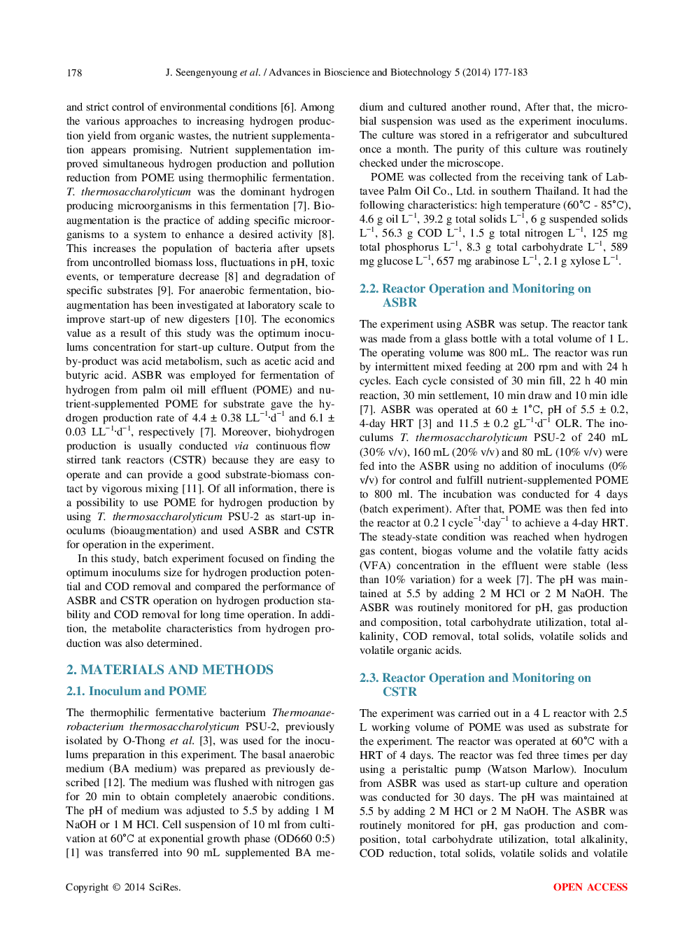 Comparison Of ASBR And CSTR Reactor For Hydrogen Production From Palm Oil Mill Effluent Under Thermophilic Condition - Page 3