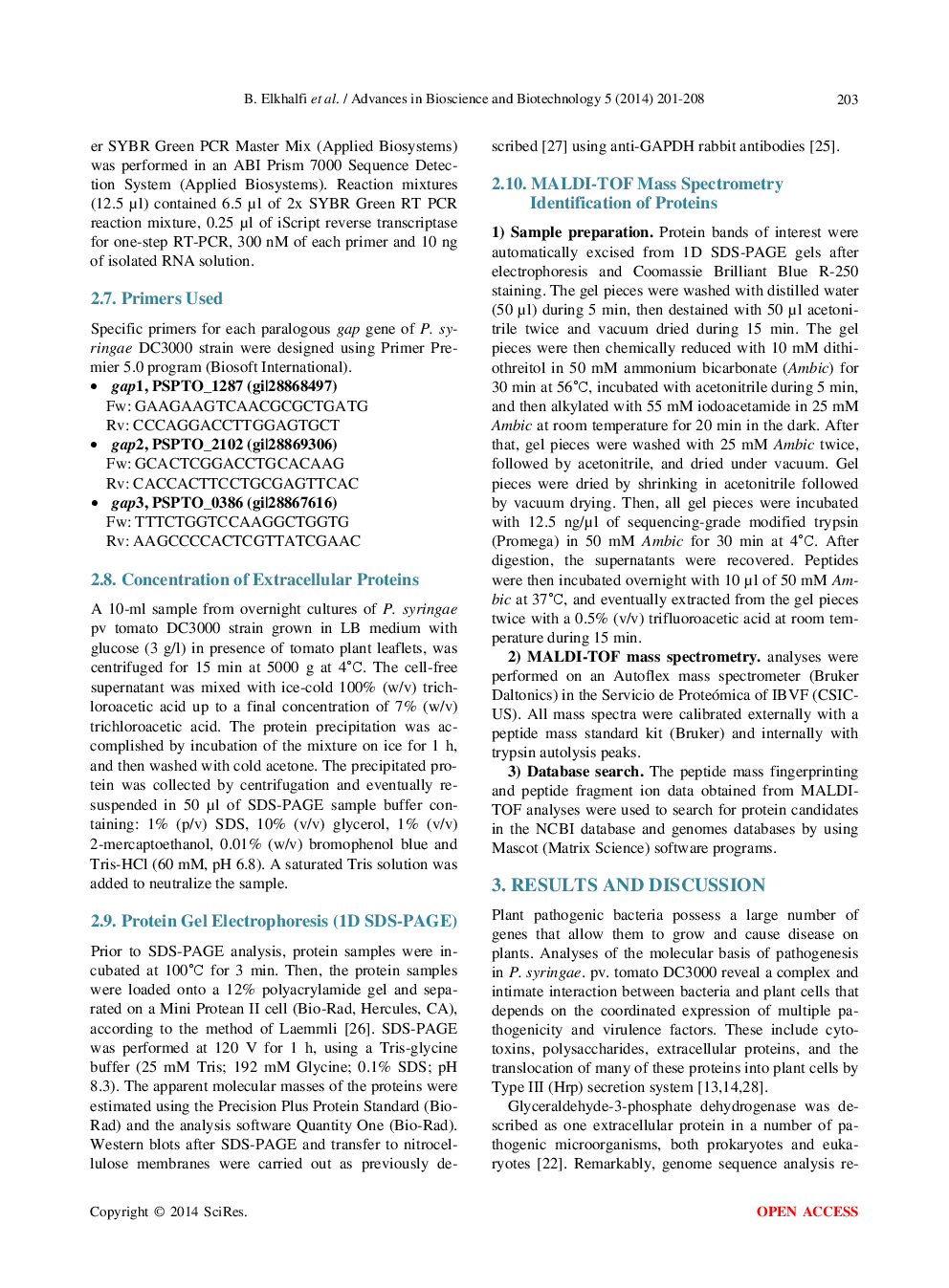 Identification Of An Extracellular Infection-Induced Glyceraldehyde-3-Phosphate Dehydrogenase Of The Phytopathogenic Proteobacterium Pseudomonas Syringae Pv Tomato DC3000 - Page 4