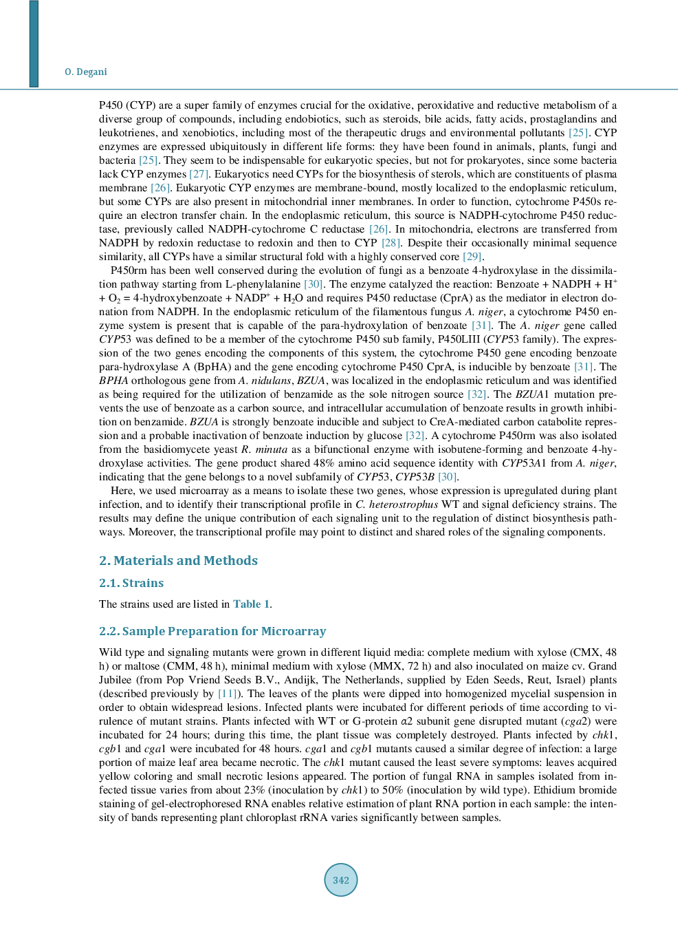 Gene Expression Modulation Of Two Biosynthesis Pathways Via Signal Transduction In Cochliobolus Heterostrophus - Page 4