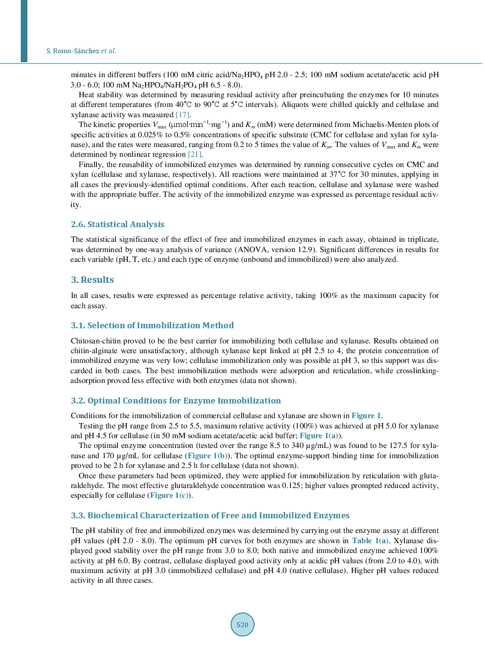 Immobilization Of Commercial Cellulase And Xylanase By Different Methods Using Two Polymeric Supports - Page 5