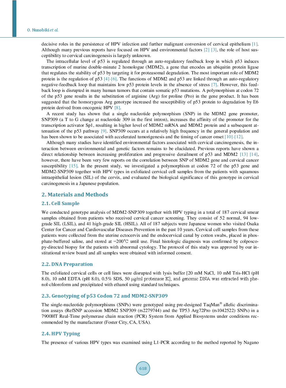 MDM2 SNP309 (rs2279744) And p53 Codon Arg72Pro (rs1042522) SNP In Cervical Carcinogenesis - Page 3