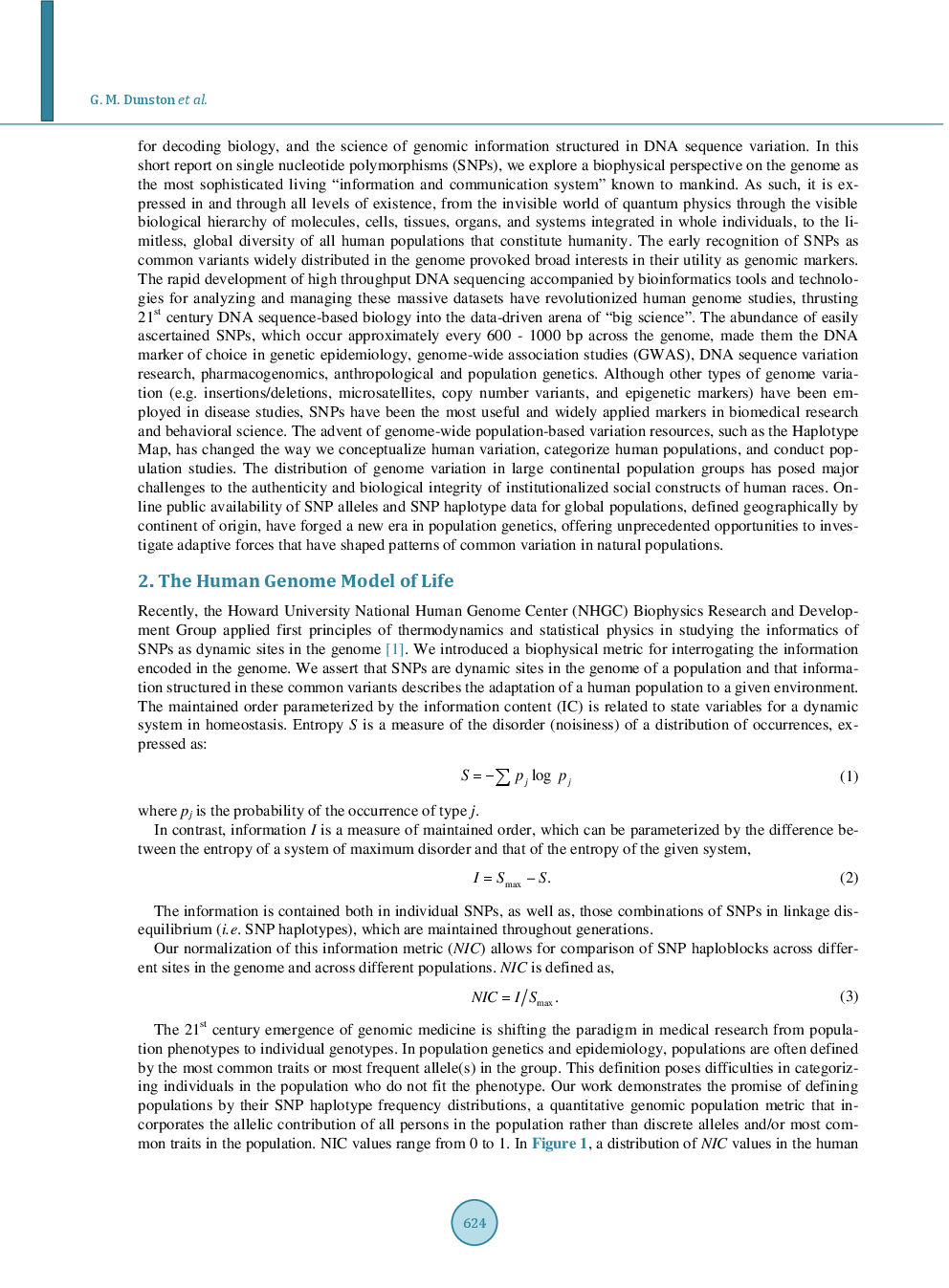 Single Nucleotide Polymorphisms: A Window Into The Informatics Of The Living Genome - Page 3