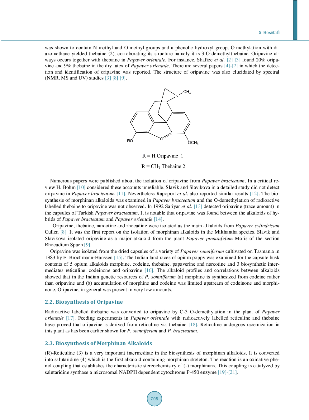 Recent Advances In The Chemistry Of Oripavine And Its Derivatives - Page 3