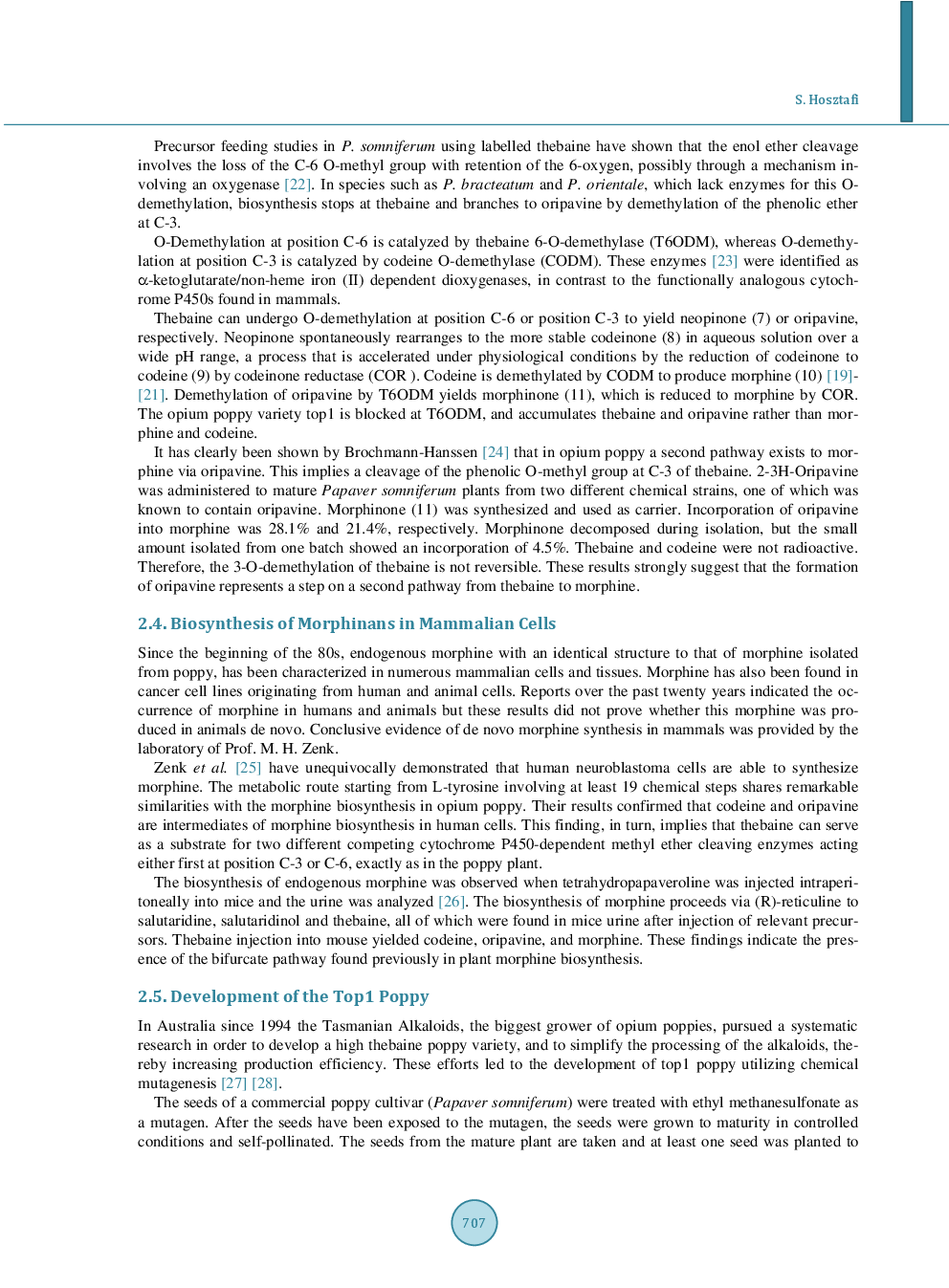 Recent Advances In The Chemistry Of Oripavine And Its Derivatives - Page 5