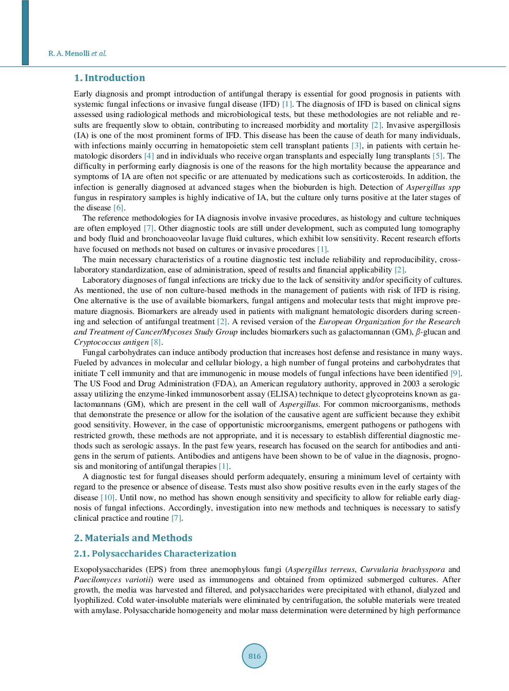 Production, Detection And Cross-Reactivity Of Anti-Polysaccharide Antibodies From Environmental Fungi - Page 3