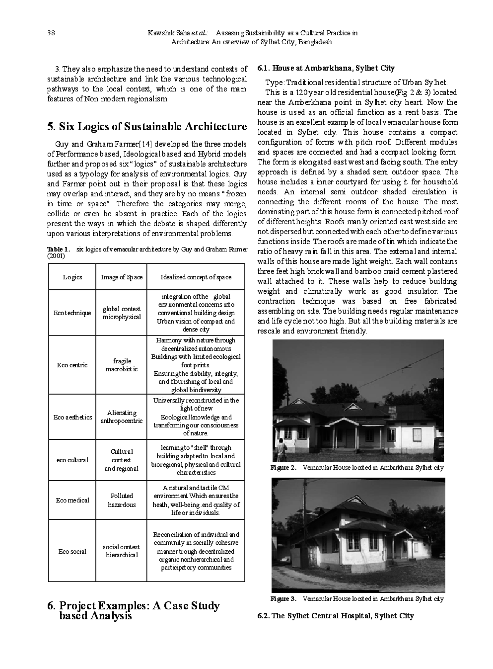 Assesing Sustainibility As A Cultural Practice In Architecture An Overview Of Sylhet City, Bangladesh - Page 4
