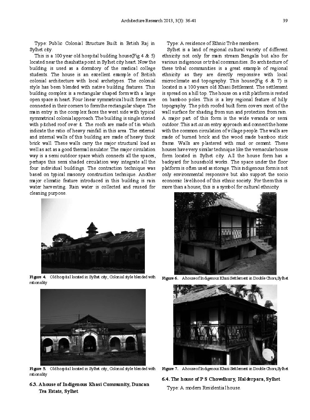 Assesing Sustainibility As A Cultural Practice In Architecture An Overview Of Sylhet City, Bangladesh - Page 5
