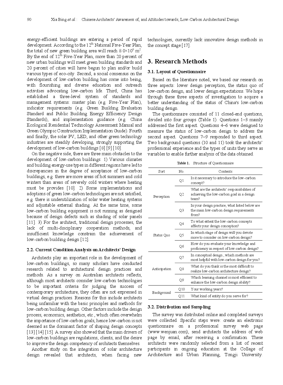 Chinese Architects’ Awareness Of, And Attitudes Towards, Low-Carbon Architectural Design - Page 3