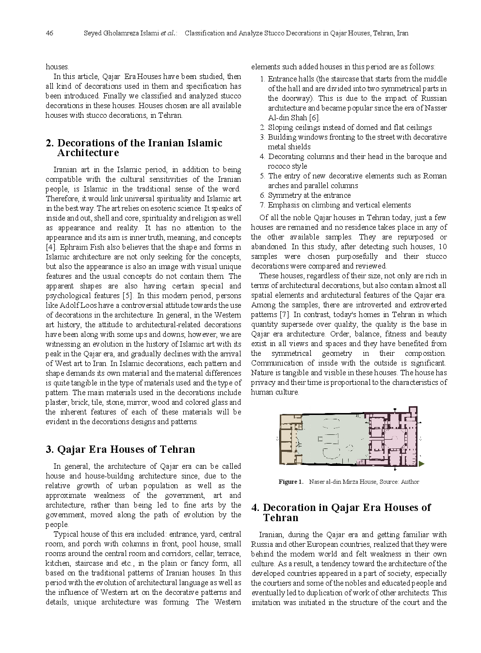 Classification And Analyze Stucco Decorations In Qajar Houses, Tehran, Iran - Page 3
