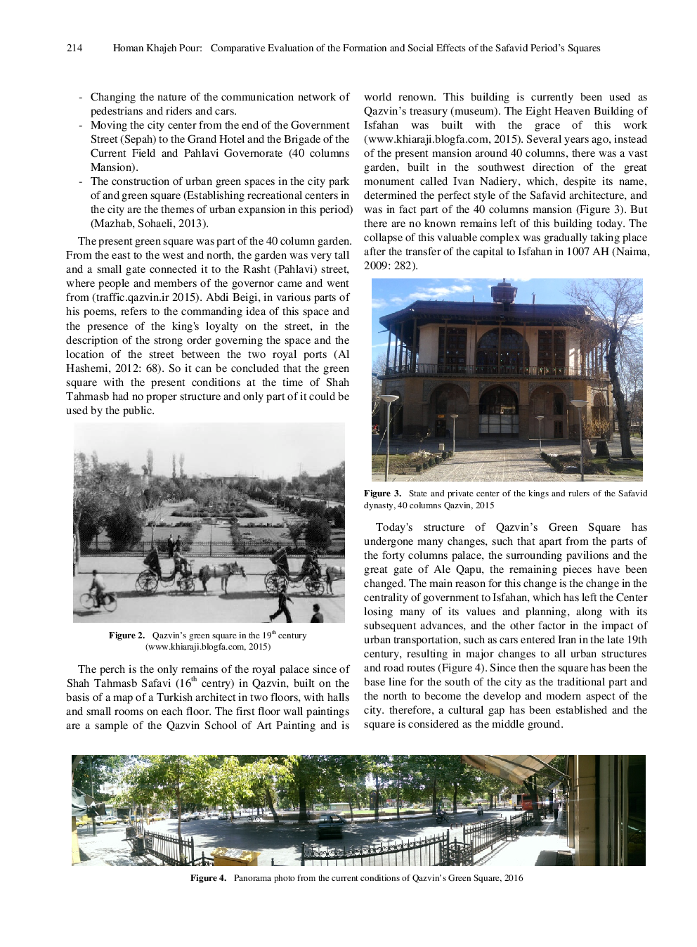 Comparative Evaluation Of The Formation And Social Effects Of The Safavid Period’s Squares - Page 4