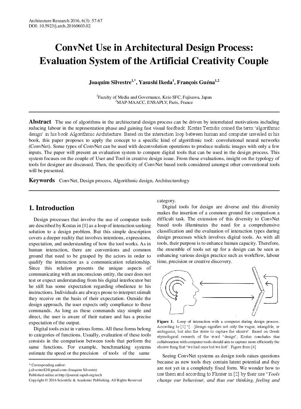 ConvNet Use In Architectural Design Process Evaluation System Of The Artificial Creativity Couple - Page 2