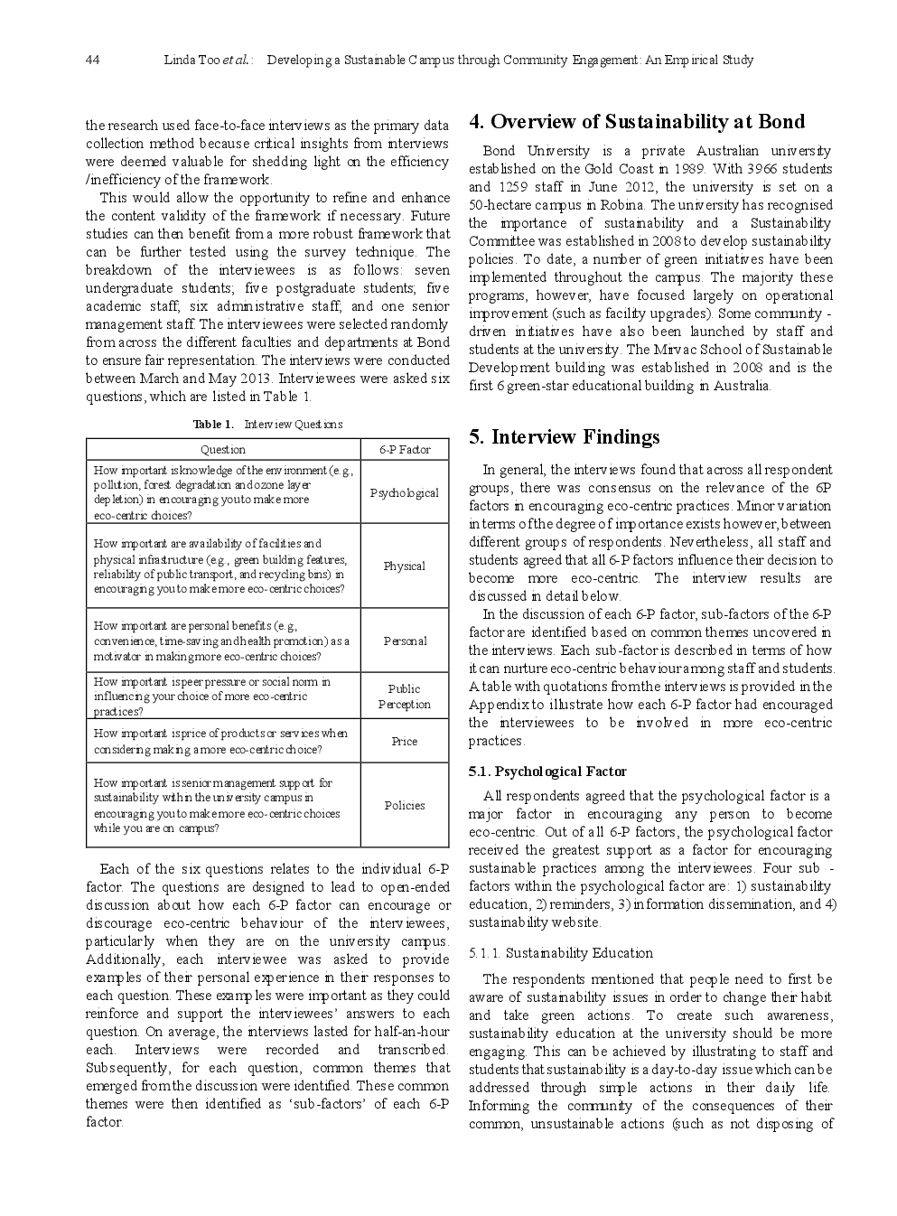 Developing A Sustainable Campus Through Community Engagement An Empirical Study - Page 4