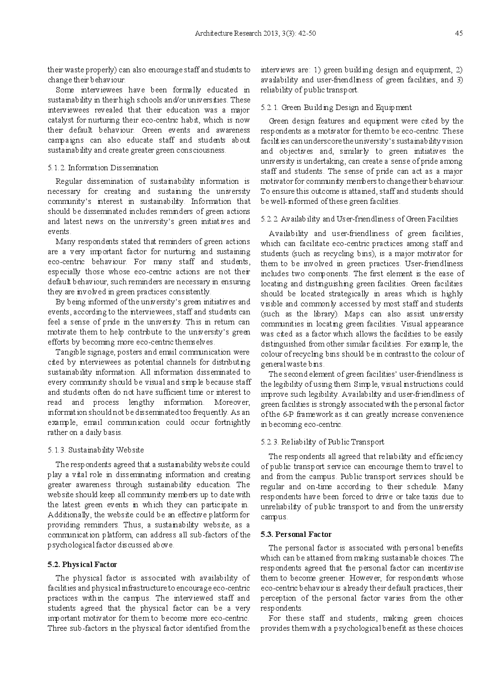 Developing A Sustainable Campus Through Community Engagement An Empirical Study - Page 5