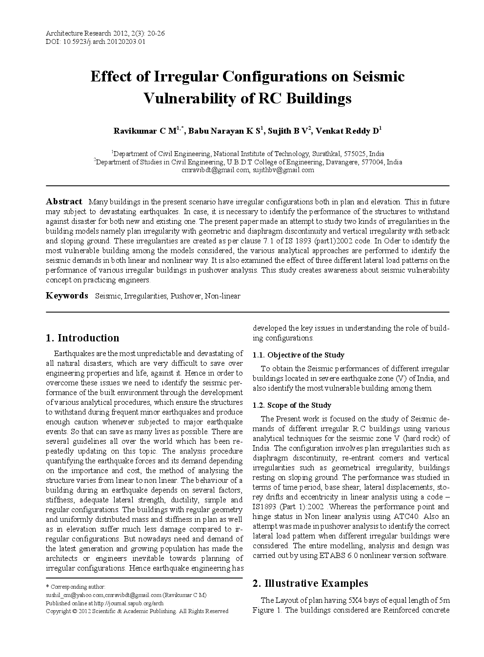 Effect Of Irregular Configurations On Seismic Vulnerability Of RC Buildings - Page 2