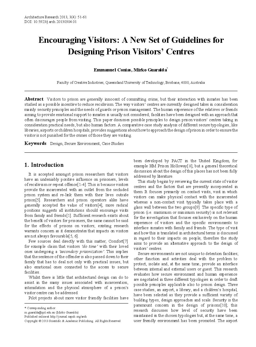 Encouraging Visitors A New Set Of Guidelines For Designing Prison Visitors’ Centres - Page 2