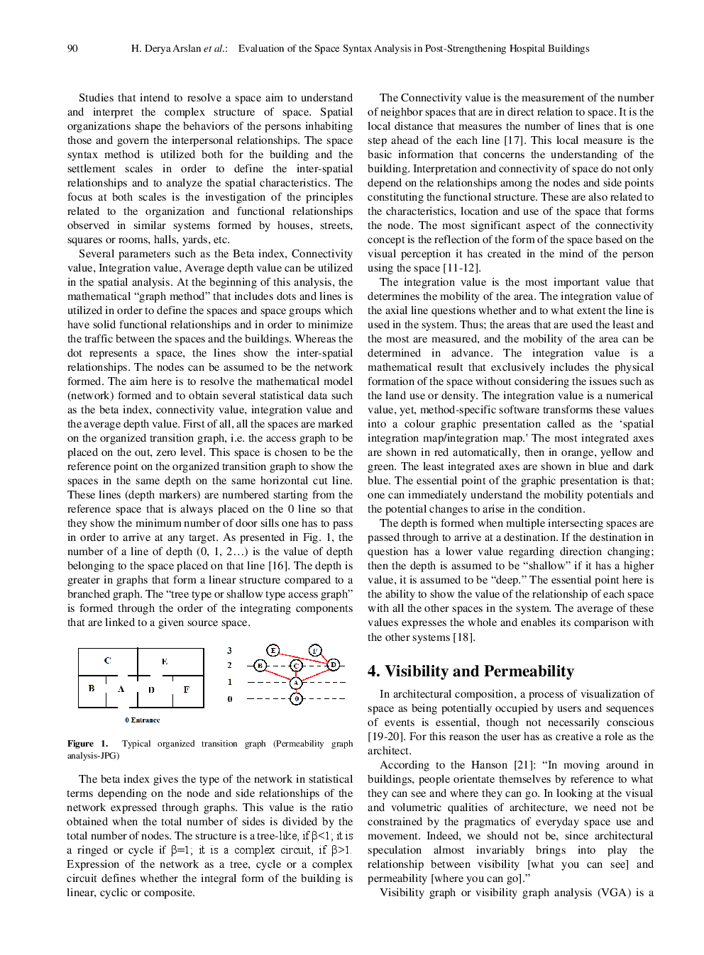 Evaluation Of The Space Syntax Analysis In Post-Strengthening Hospital Buildings - Page 4