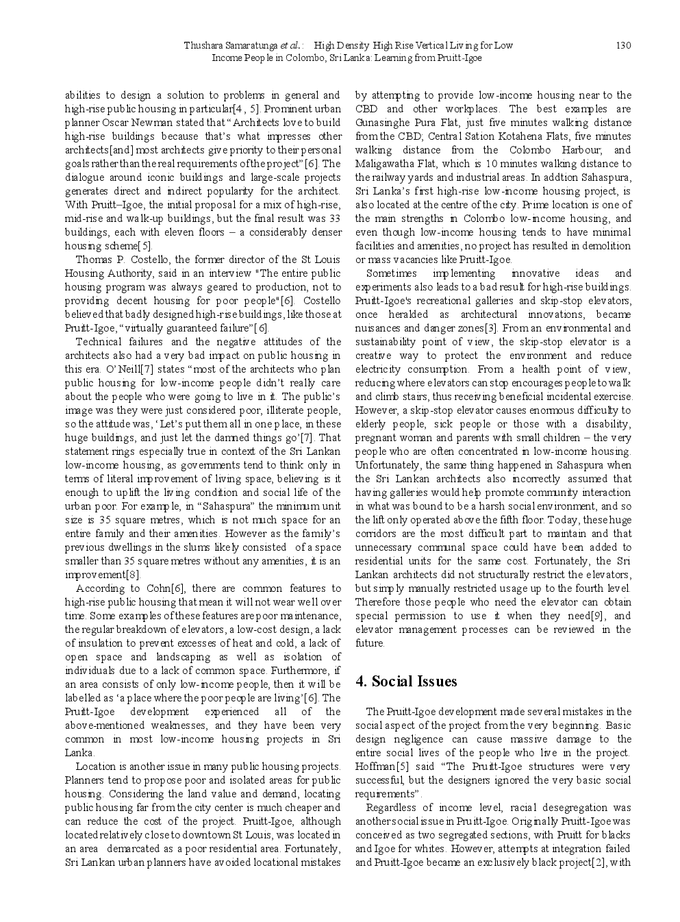 High Density High Rise Vertical Living For Low Income People In Colombo, Sri Lanka Learning From Pruitt-Igoe - Page 4