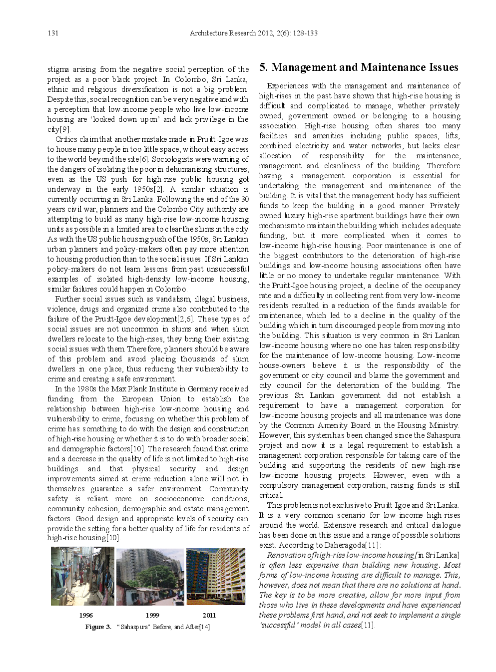 High Density High Rise Vertical Living For Low Income People In Colombo, Sri Lanka Learning From Pruitt-Igoe - Page 5