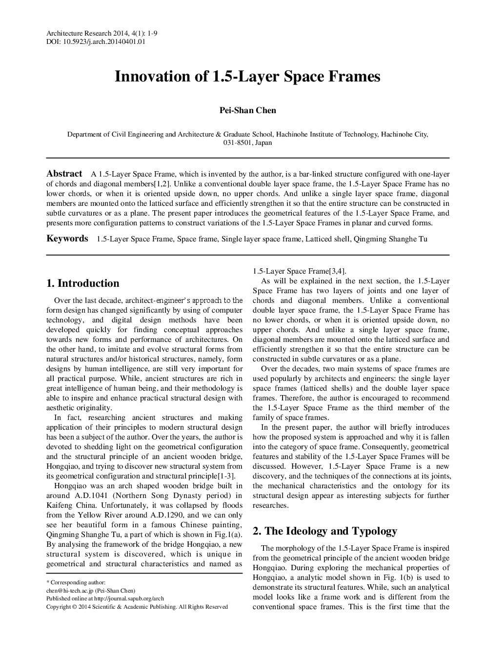 Innovation Of 1.5-Layer Space Frames - Page 2