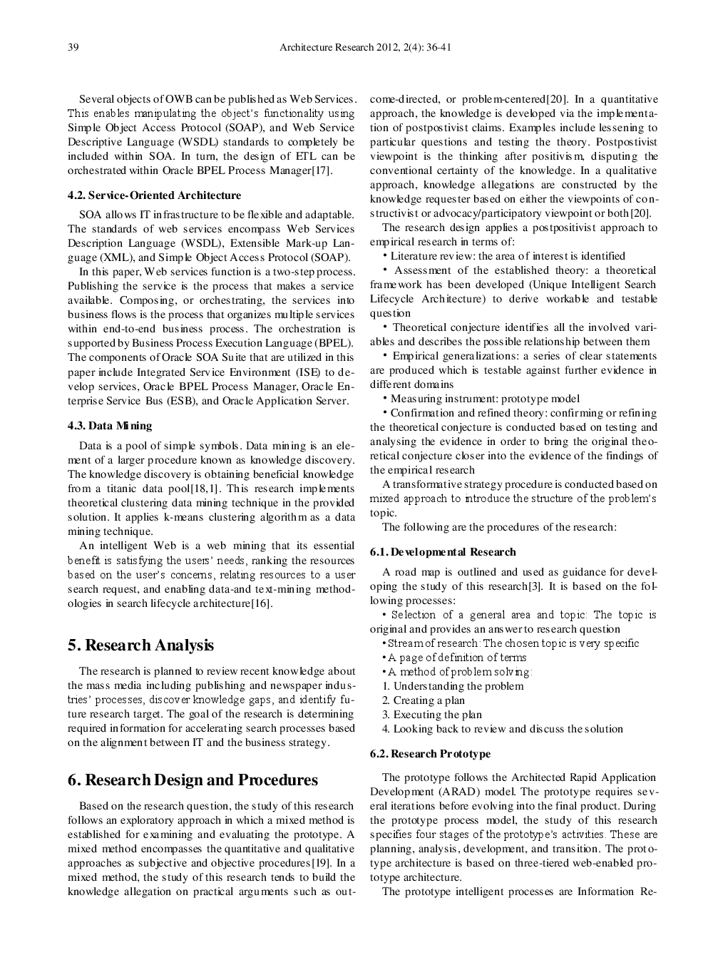 Intelligent Search Lifecycle Architecture For Mass Media Using SOA - Page 5