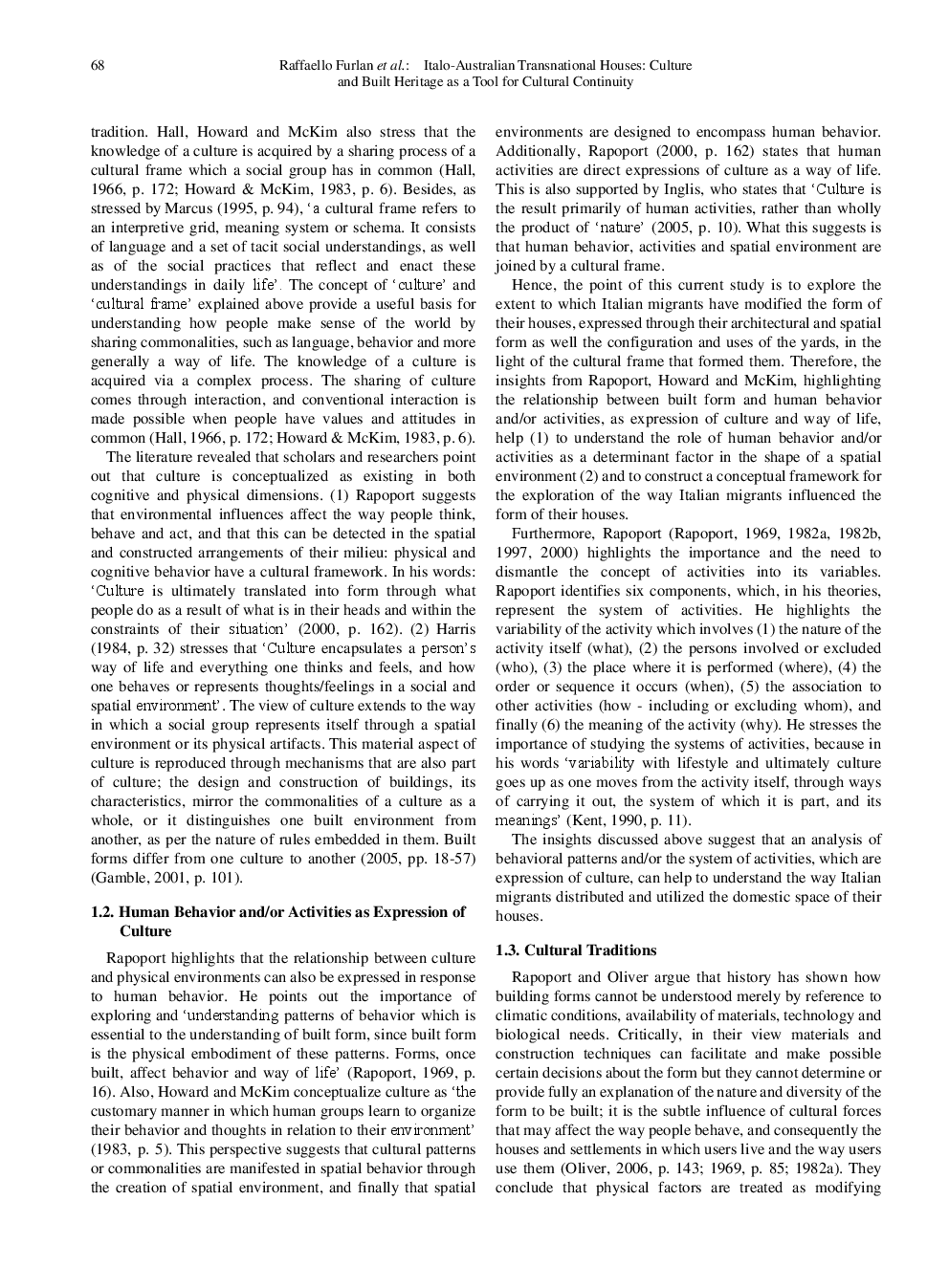 Italo-Australian Transnational Houses Culture And Built Heritage As A Tool For Cultural Continuity - Page 3