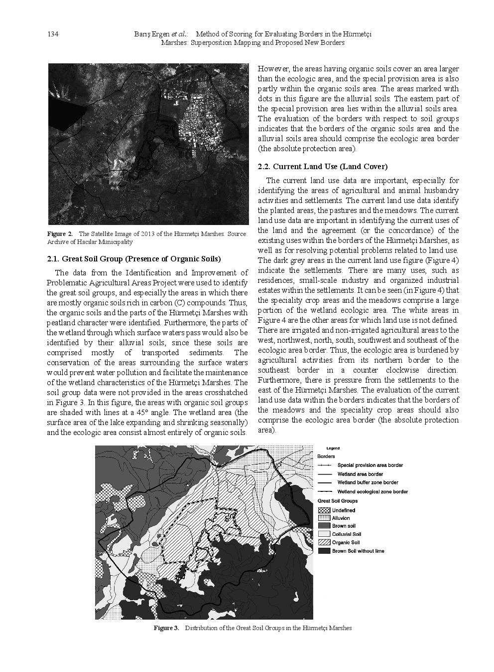 Method Of Scoring For Evaluating Borders In The Hürmetçi Marshes Superposition Mapping And Proposed New Borders - Page 5