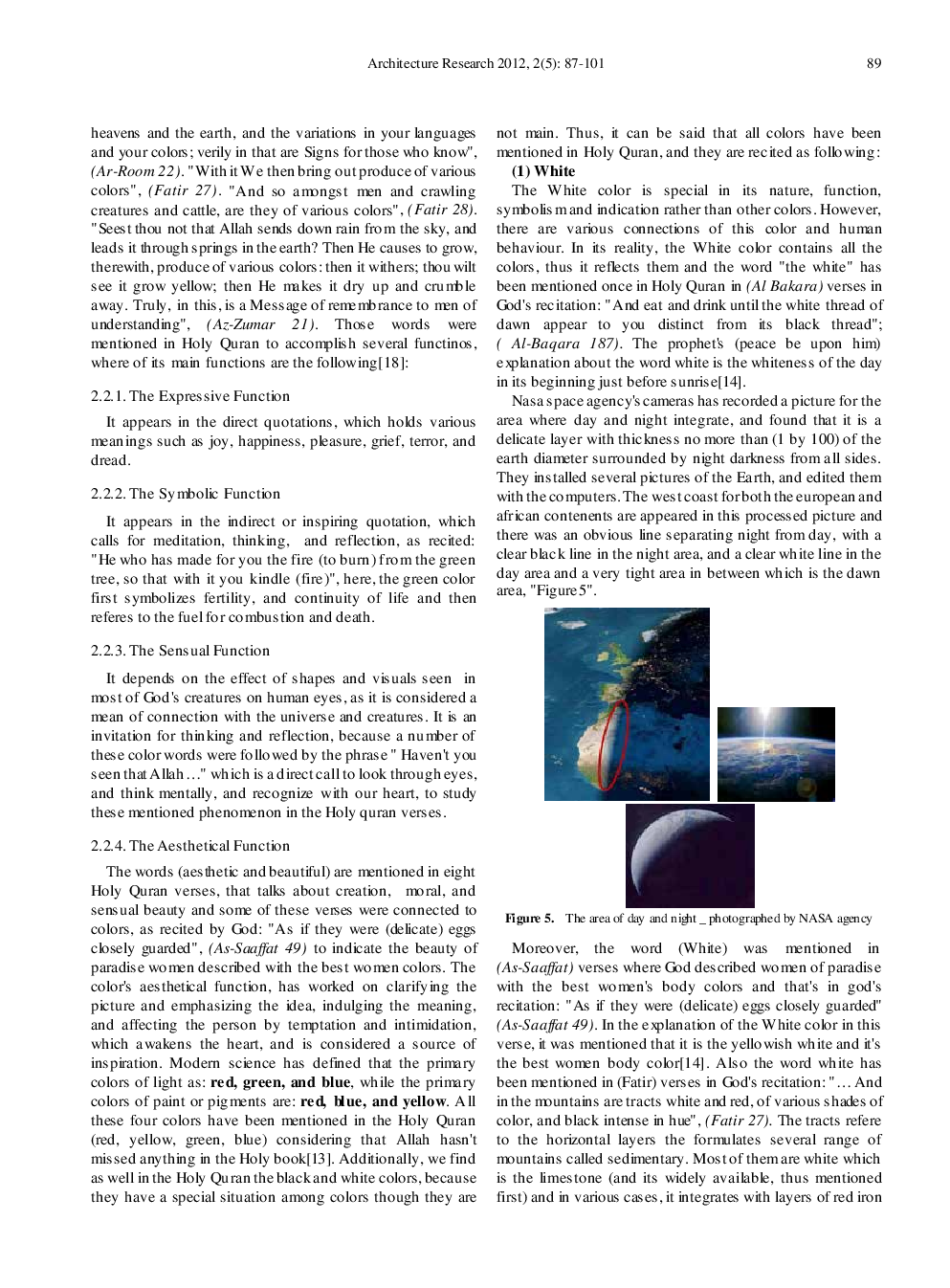 Navigation Of The Holy Quran To Explore The Islamic Chromatic Patterns - Page 4