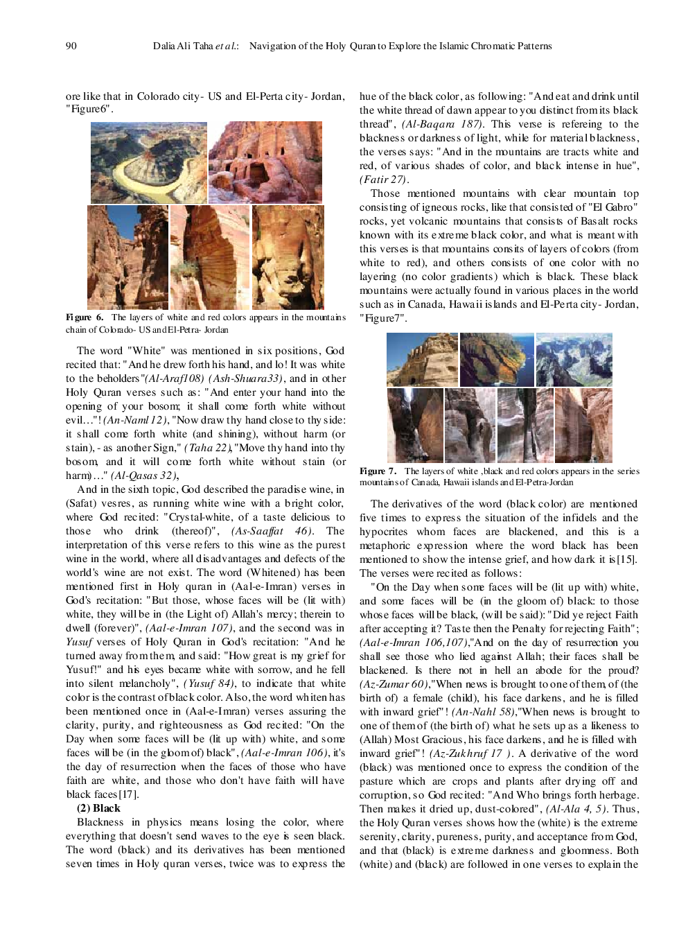 Navigation Of The Holy Quran To Explore The Islamic Chromatic Patterns - Page 5