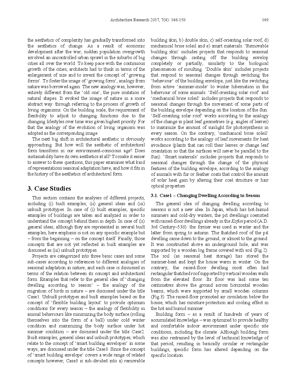 On The Aesthetics Of Seasonally Adaptive Buildings - A Morphological Approach Towards Climate Responsive Architecture - Page 5