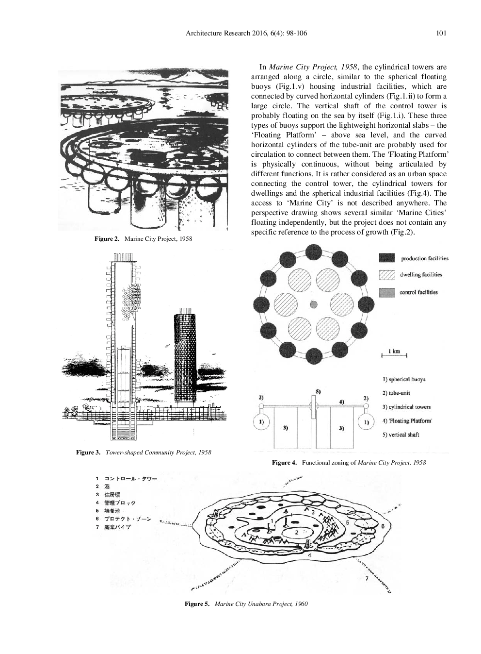 On The Formal Characteristics Of Kiyonori Kikutake’s ‘Marine City’ Projects Published At The Turn Of The 50’s And 60’s - Page 5