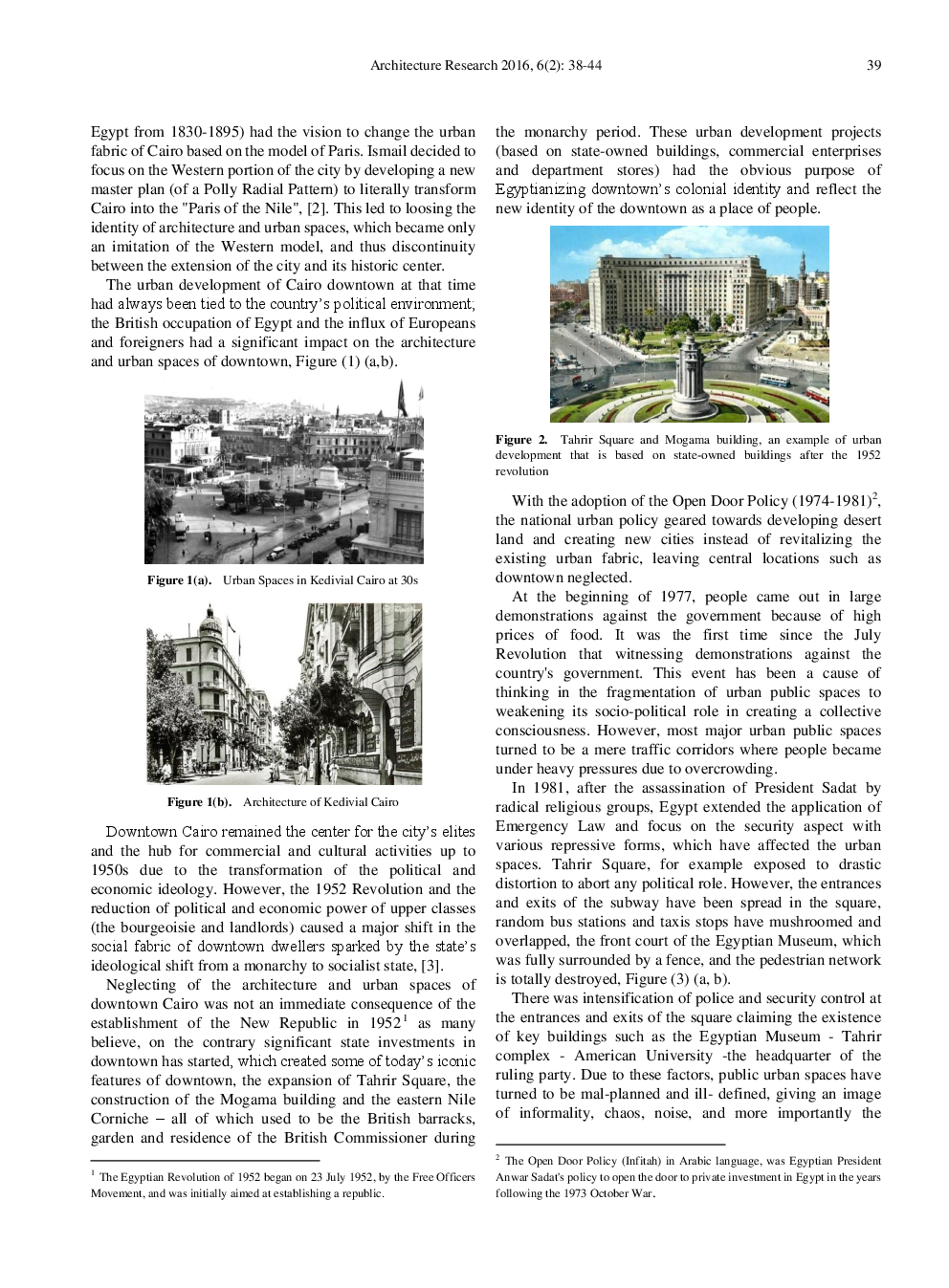 Political Role Of Urban Space Reflections On The Current And Future Scene In Cairo-Egypt - Page 3