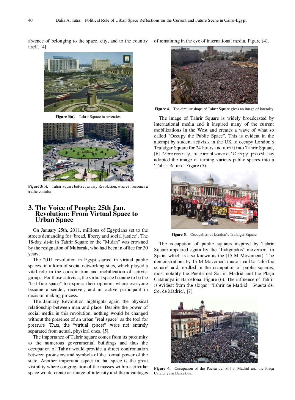 Political Role Of Urban Space Reflections On The Current And Future Scene In Cairo-Egypt - Page 4